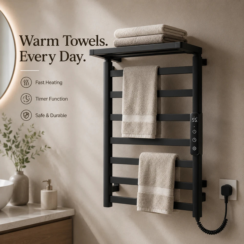 Stainless Steel Heated Towel Rack